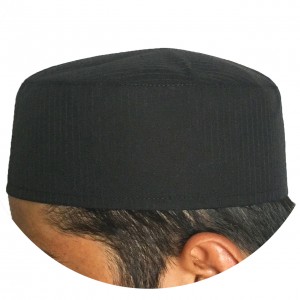Black Quality Coat Fabric ( Namaz Cap)  Cap / Kufi IBZ-300-4